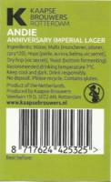 Kaapse Brouwers, Andie Anniversery Imperial Lager