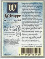 Brouwerij De Koningshoeven , La Trappe  Witte Trappist Trappistenbier