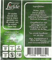 Brouwerij Liefde, Liefde (Intense Liefde)