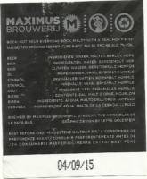 Maximus Brouwerij, Bock