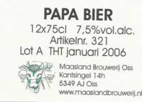 Maasland Brouwerij, Papa Bier