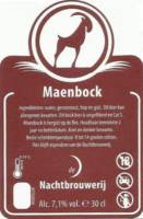 De Nachtbrouwerij, Maenbock De Nachtbrouwerij, Maenbock