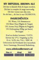 Oldskool Brewery, My Imperial Brown Ale Oldskool Brewery, My Imperial Brown Ale