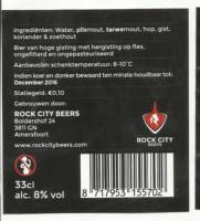 Rock City Brewing, (Koene Ridder) Tripel