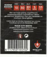 Rock City Brewing, Koene ridder tripel