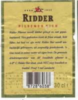 Brouwerij De Ridder, Ridder Pilsener Bier