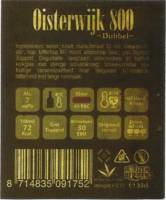 Reuzenbieren, Oisterwijk  800  dubbel Reuzenbieren, Oisterwijk  800  dubbel