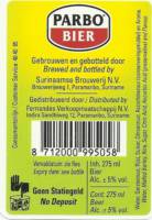 Surinaamse Brouwerij, Parbo Bier