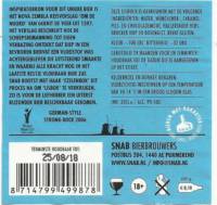 St. Noord-Hollandse Alternatieve Brouwers (SNAB), (IJsbok) Eisbock