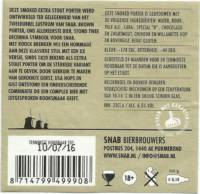 St. Noord-Hollandse Alternatieve Brouwers (SNAB), Roock  Smoked extra stout