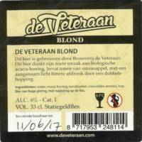 Brouwerij Bartje, De Veteraan  Blond