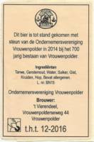 Vierendeel, Vrouwenpolders (Brunetje)