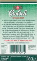 Grolsch, Grolsch Special Malt