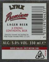 Bavaria, Lynx Premium Lager beer