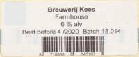 Brouwerij Kees, Farmhouse