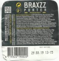 Braxzz, Braxzz Porter Premium Malt Braxzz, Braxzz Porter Premium Malt