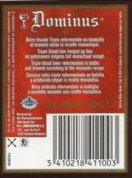 Brouwerij De Koningshoeven , Dominus Biere Blonde Triple