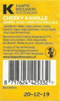 Kaapse Brouwers, Cheeky Kamille Barrel Aged Camomile Pale Ale Kaapse Brouwers, Cheeky Kamille Barrel Aged Camomile Pale Ale