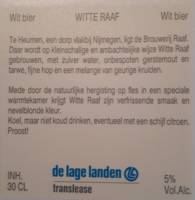 Brouwerij De Raaf, Witte Raaf Wit Bier
