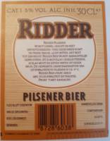 Brouwerij De Ridder, Pilsener Bier