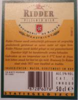 Brouwerij De Ridder,  Pilsener Bier