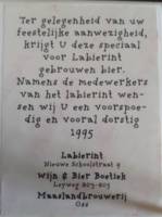 Maasland Brouwerij, Labierint