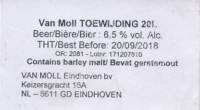 Van Moll Brouwerij, Toewijding Van Moll Brouwerij, Toewijding