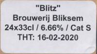 Brouwerij Bliksem, Blitz