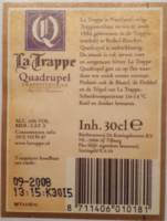 Brouwerij De Koningshoeven , La Trappe Quadrupel Trappistenbier