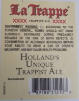 Brouwerij De Koningshoeven , La Trappe Trappist Ale Brouwerij De Koningshoeven , La Trappe Trappist Ale