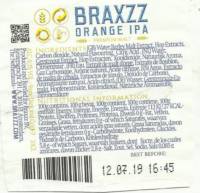 Braxzz, Braxzz Orange IPA Braxzz, Braxzz Orange IPA