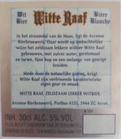 Hertog Jan Brouwerij, Witte Raaf witbier Bière Blanche Hertog Jan Brouwerij, Witte Raaf witbier Bière Blanche