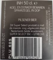 Bavaria, Super Select Pilsener Bier