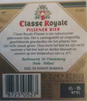 Oranjeboom Bierbrouwerij, Classe Royale Pilsener Bier