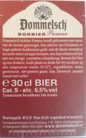 Dommelsche Bierbrouwerij, Dommelsch Bokbier Primeur