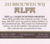 Alfa (Meens Bierbrouwerij), (Edel Pils)