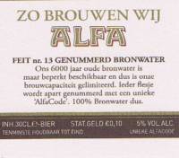 Alfa (Meens Bierbrouwerij), (Edel Pils)