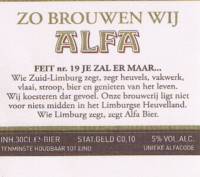 Alfa (Meens Bierbrouwerij), (Edel Pils)