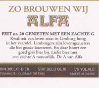 Alfa (Meens Bierbrouwerij), (Edel Pils)