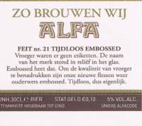 Alfa (Meens Bierbrouwerij), (Edel Pils)