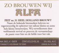 Alfa (Meens Bierbrouwerij), (Edel Pils)