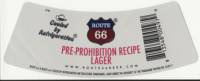 Bavaria, Route 66 Pre-Prohibition Recipe Lager