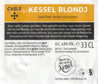 Casle Bier, Kessel Blondj Casle Bier, Kessel Blondj