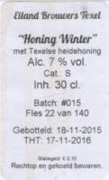 Eiland Brouwers Texel, Honing Winter