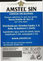 Licentiebrouwsels , Amstel Sin