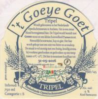 Bierbrouwerij Openluchtmuseum Arnhem, 't Goeye Goet Tripel