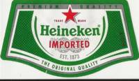 Heineken, Heineken Imported Premium Quality