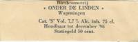 Brouwerij Onder De Linden, (Sint-Nicolaasbier)