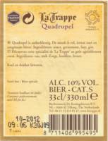 Brouwerij De Koningshoeven , La Trappe Quadrupel