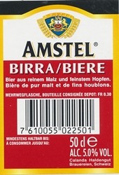 Licentiebrouwsels , Amstel Birra/Biere